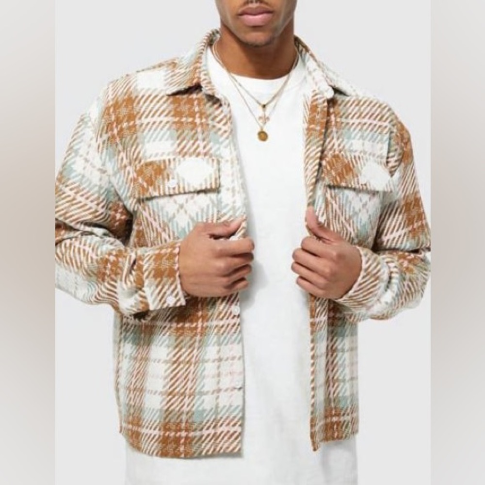 Men’s cozy button up shirt